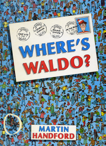 Waldo はどこのビジュアル検索の例。