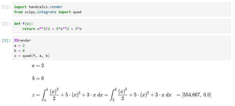 Numeric integration