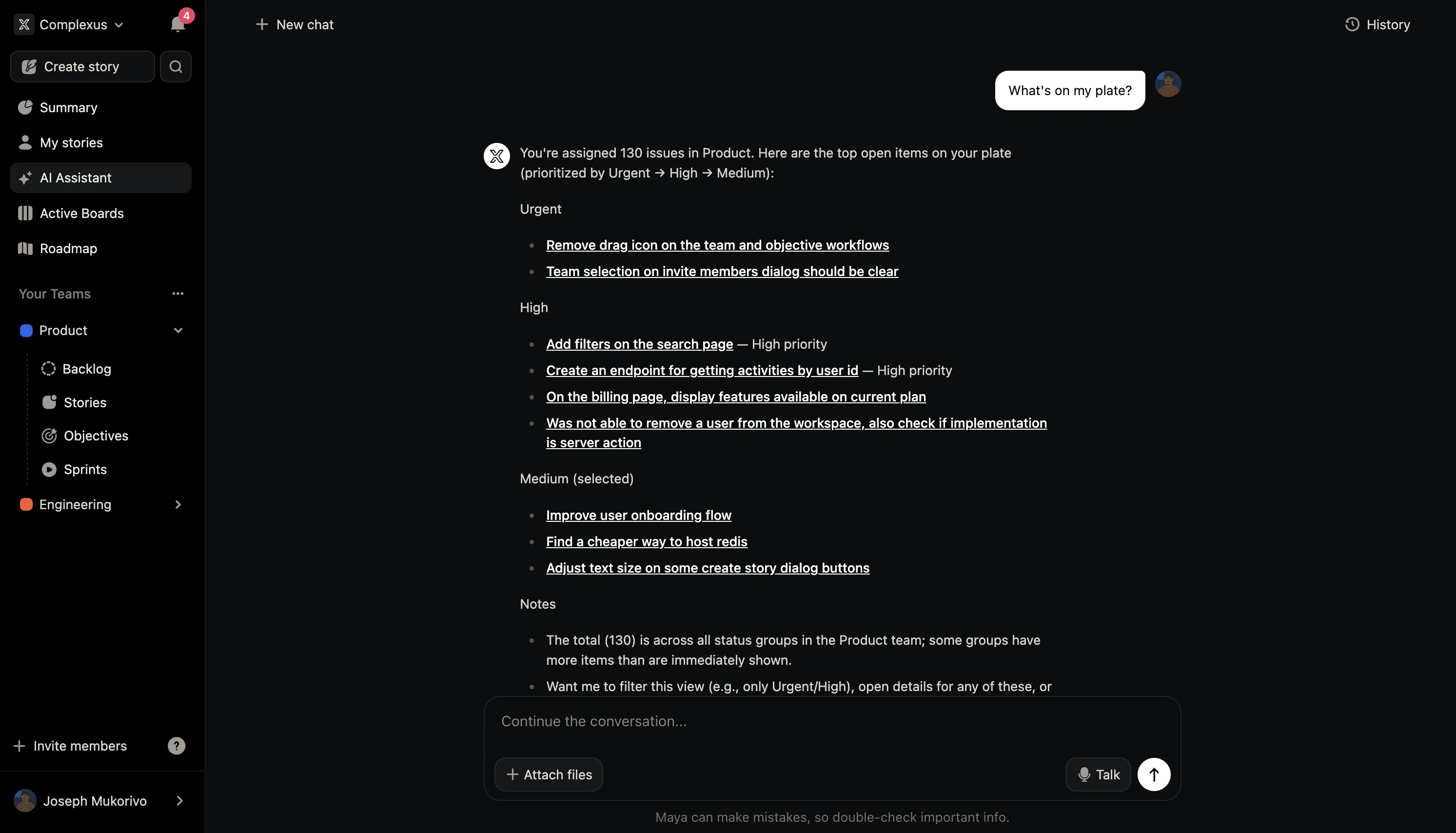 Maya AI Assistant