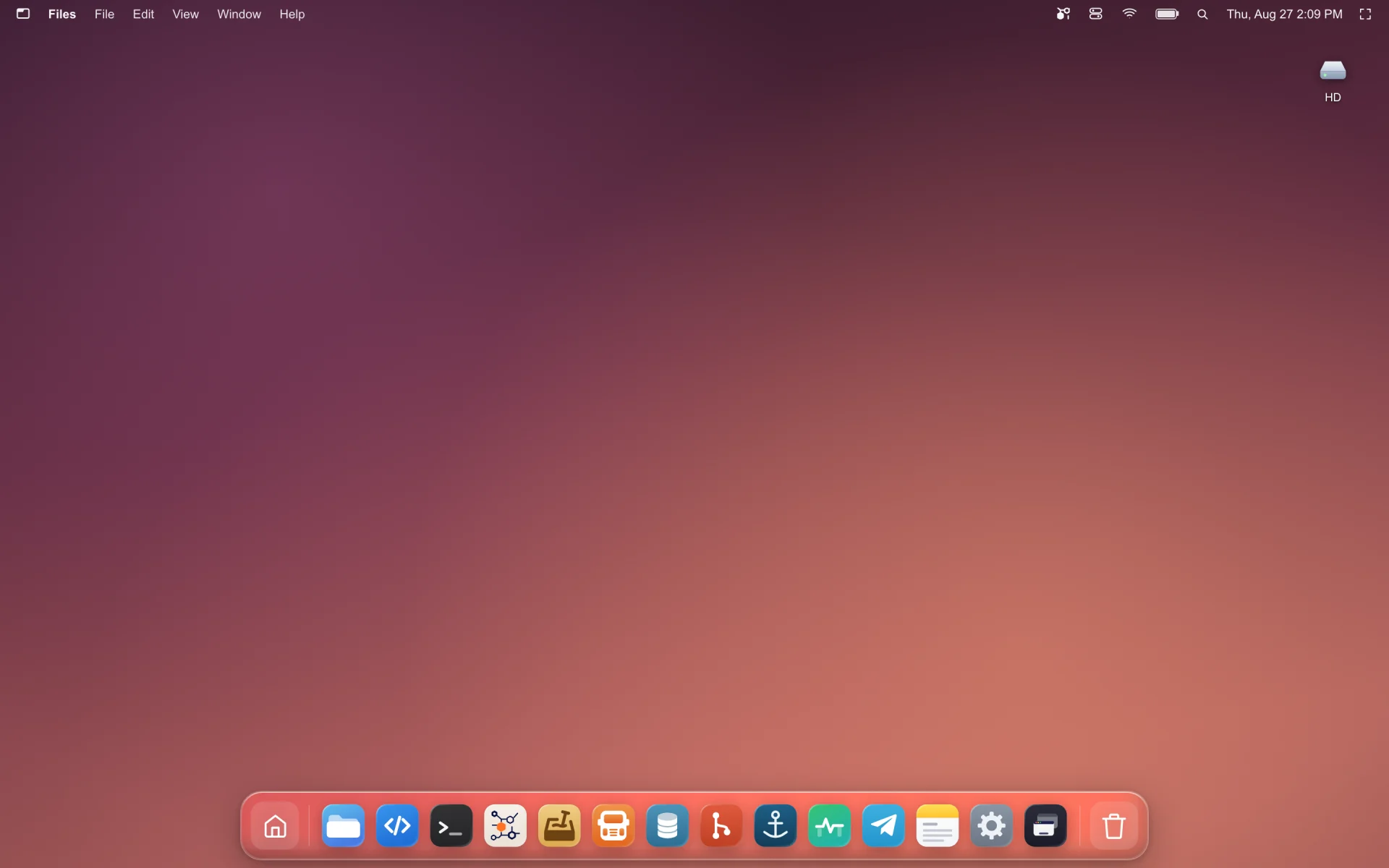 Tab Desktop — a full desktop OS running in the browser on @componentor/fs