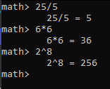 Simple math usage