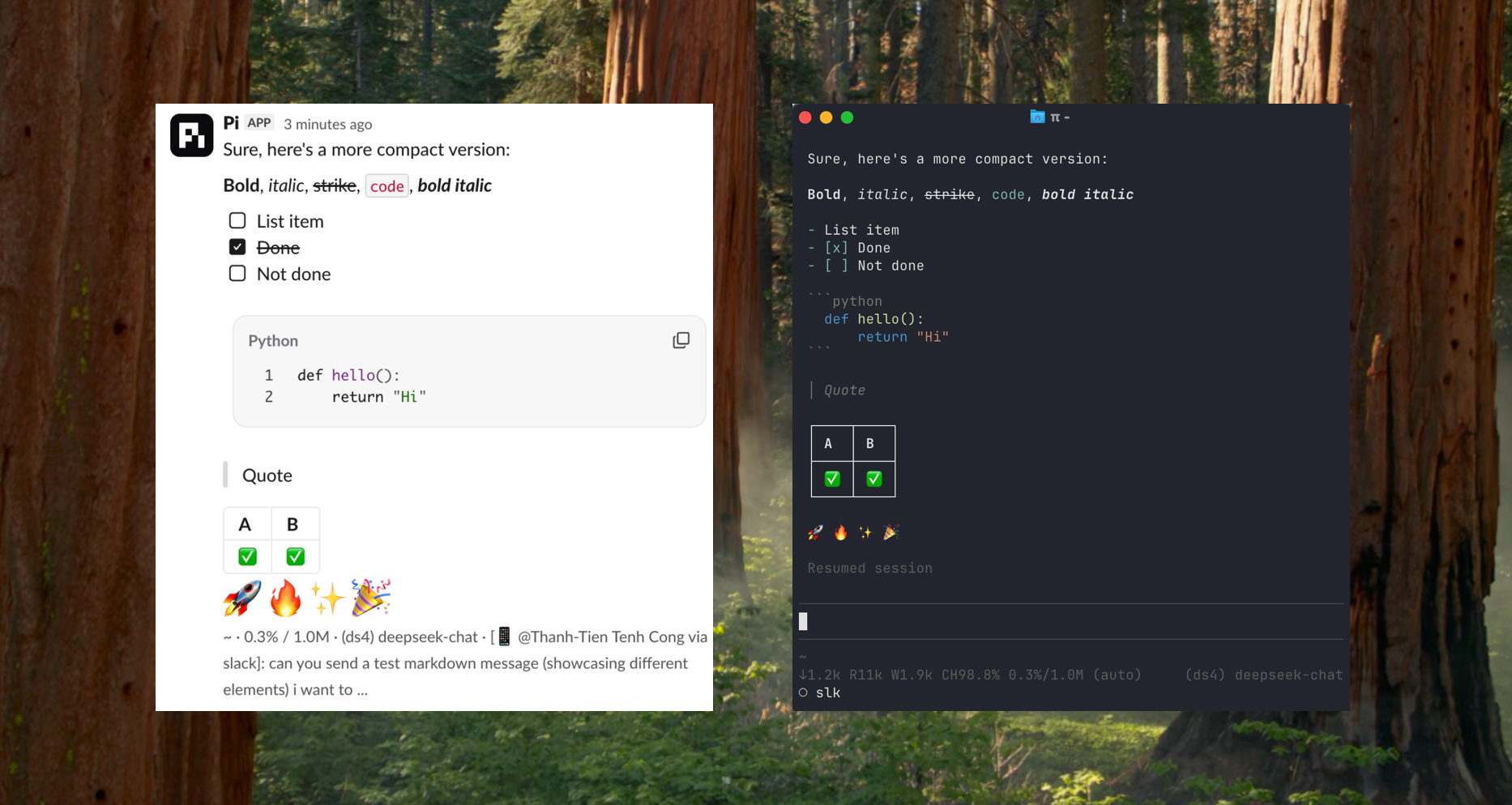 pi-slack-bridge screenshot 1