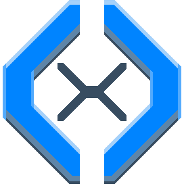 Connected Web Logo Flat Large