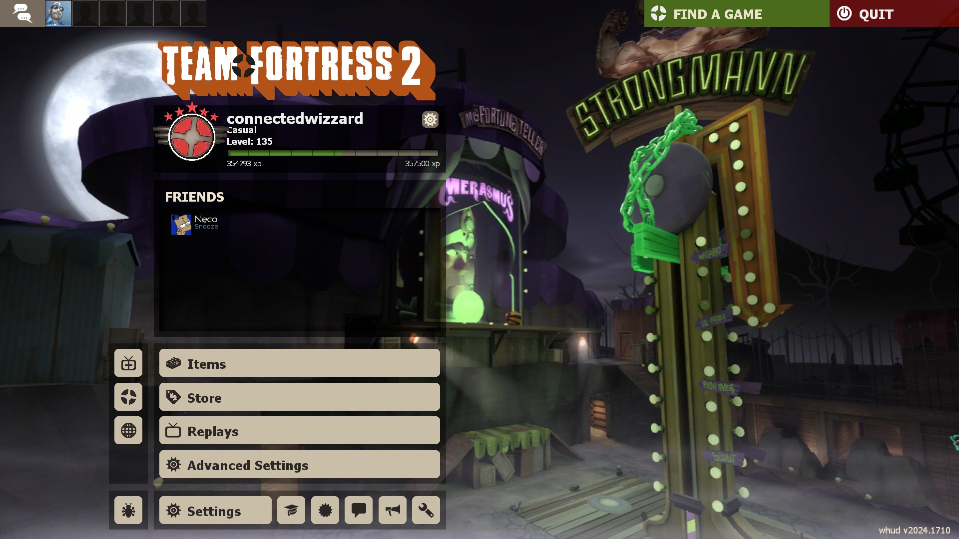 Main Menu