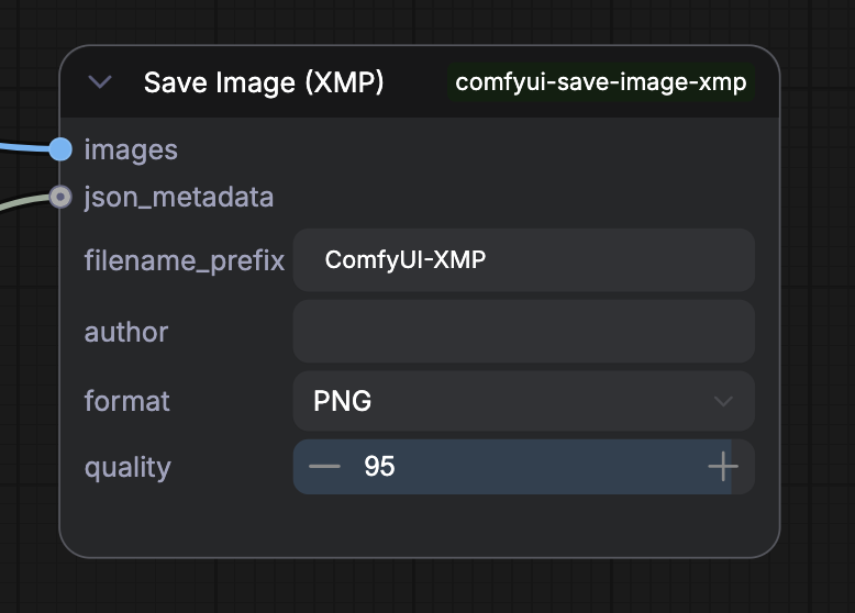 Save Image (XMP)