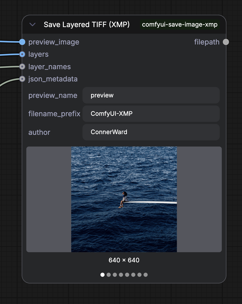 Save Layered TIFF (XMP)