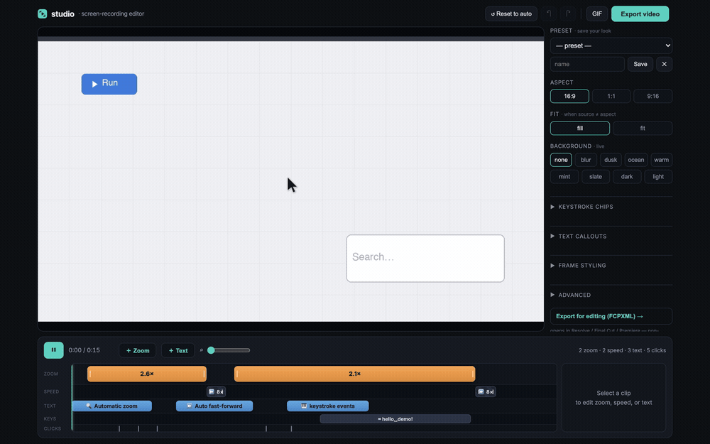 screenstudio-alt demo