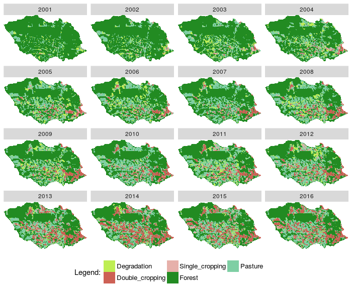 Fig. 1. Plot images classified from a RasterBrick