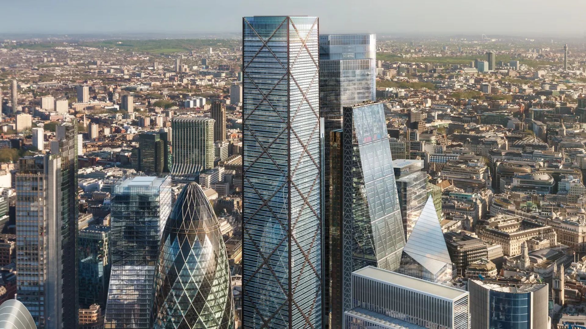 London aerial view