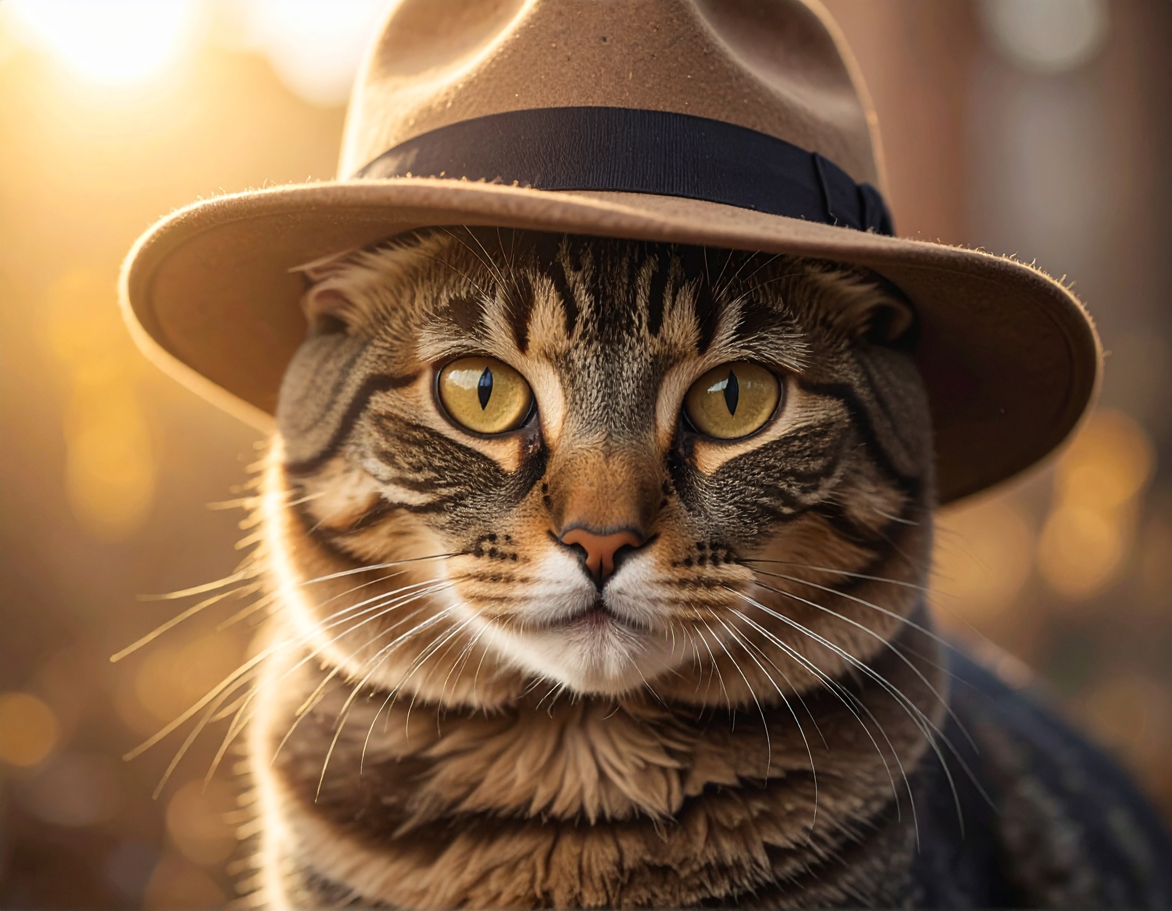 Firefly generated tabby cat sample with Content Credentials