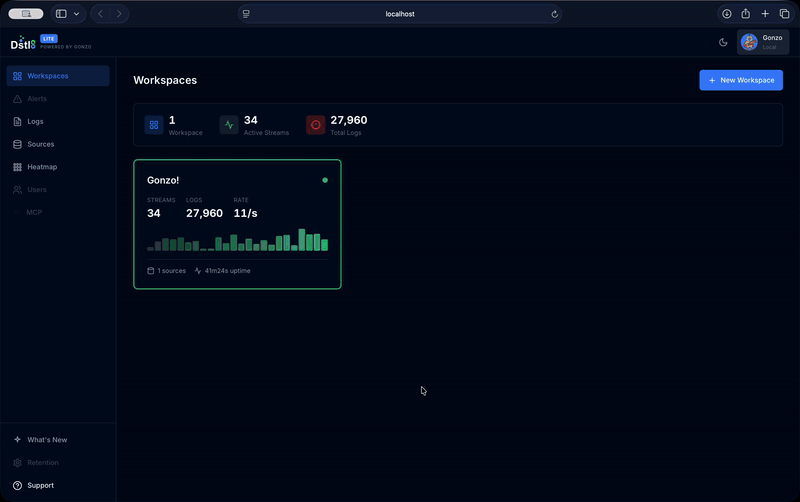 Dstl8.Lite Live Logs