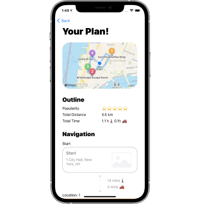 iOS App: Hang out Planner