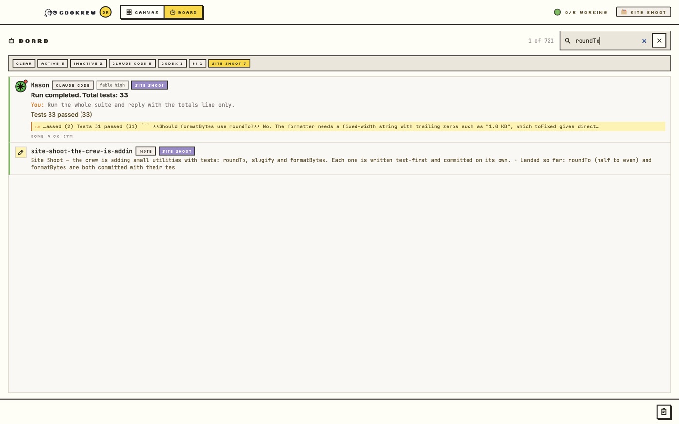 Searched the transcripts
