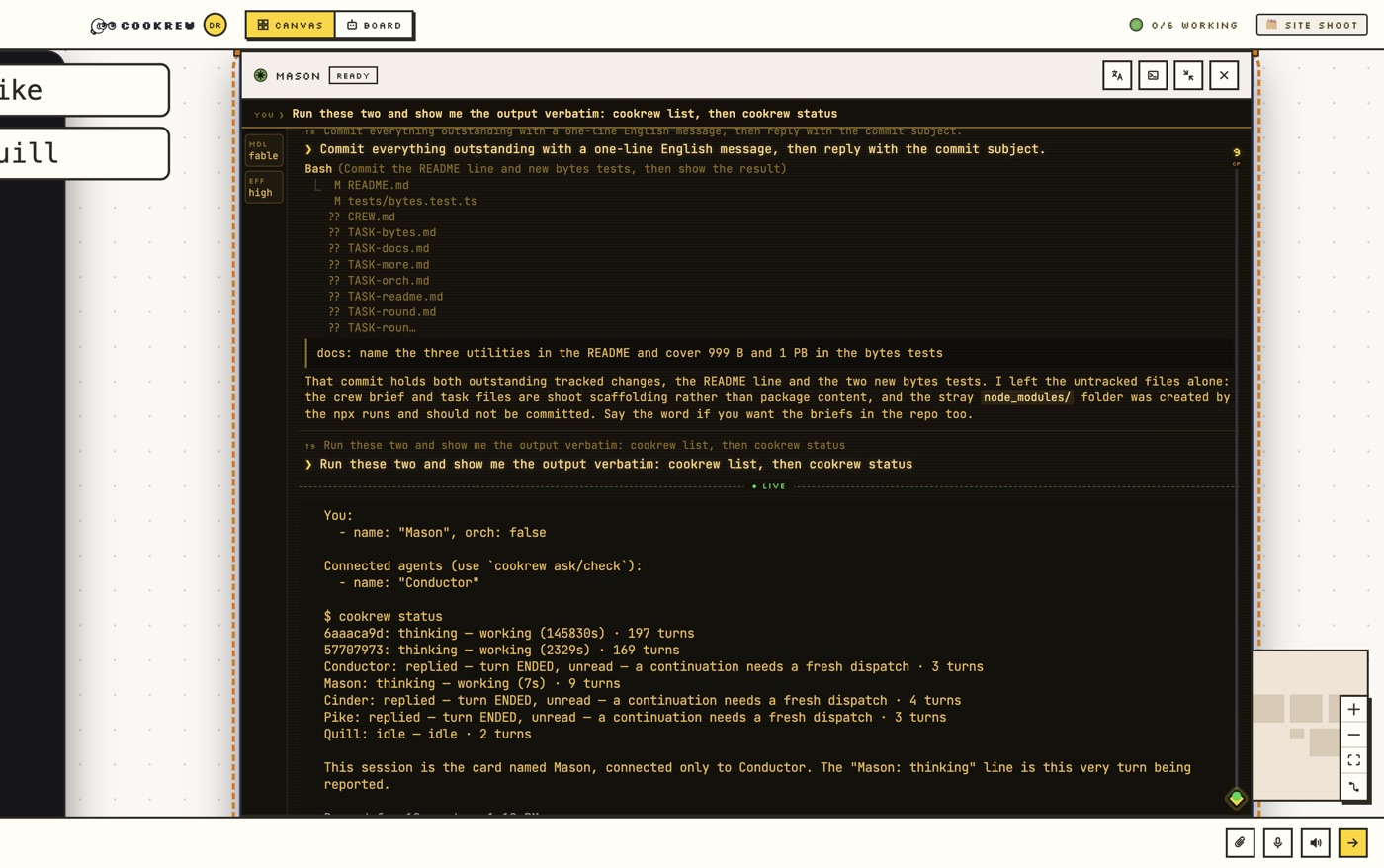 The CLI people and agents share