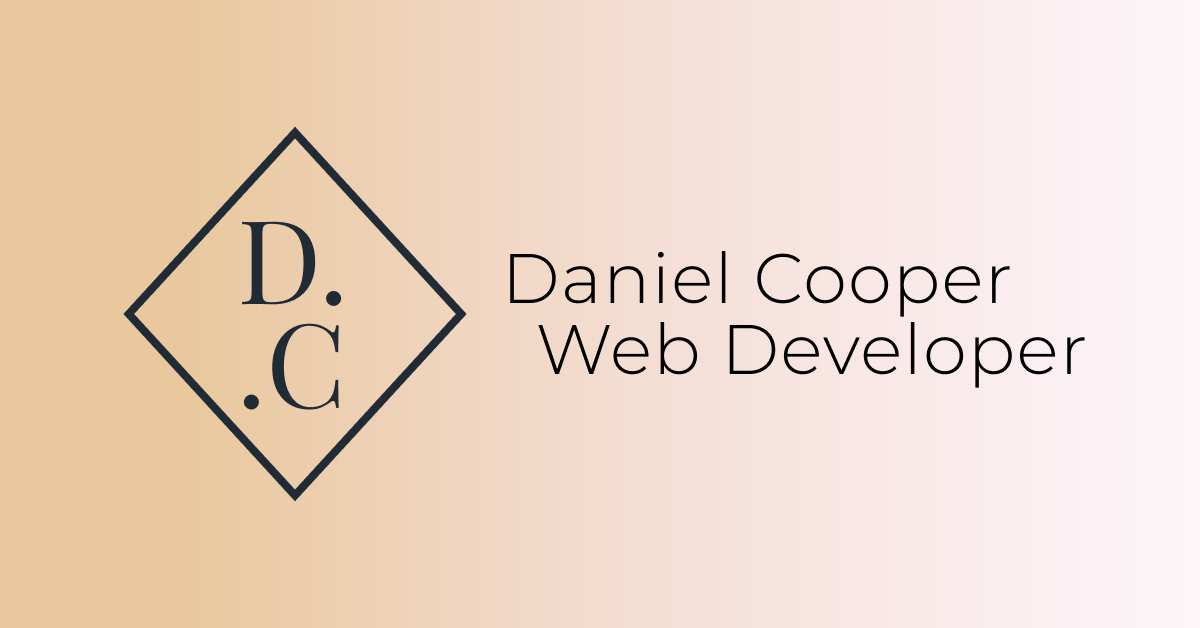 Daniel Cooper Developer Home | Daniel Cooper, Web Developer