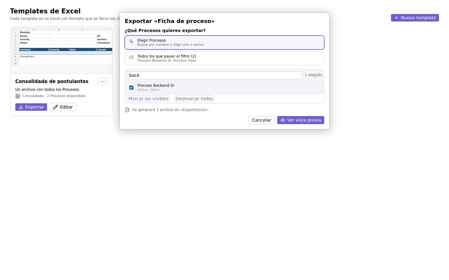 Exportar