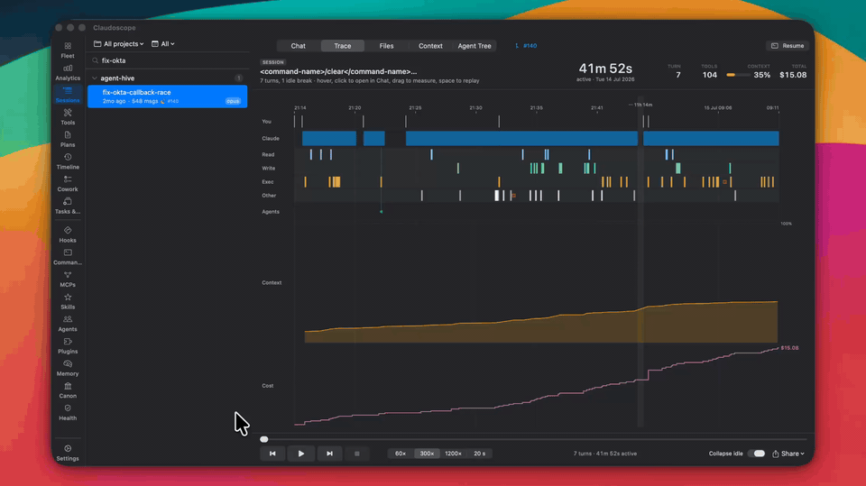 Claudoscope screenshot 4