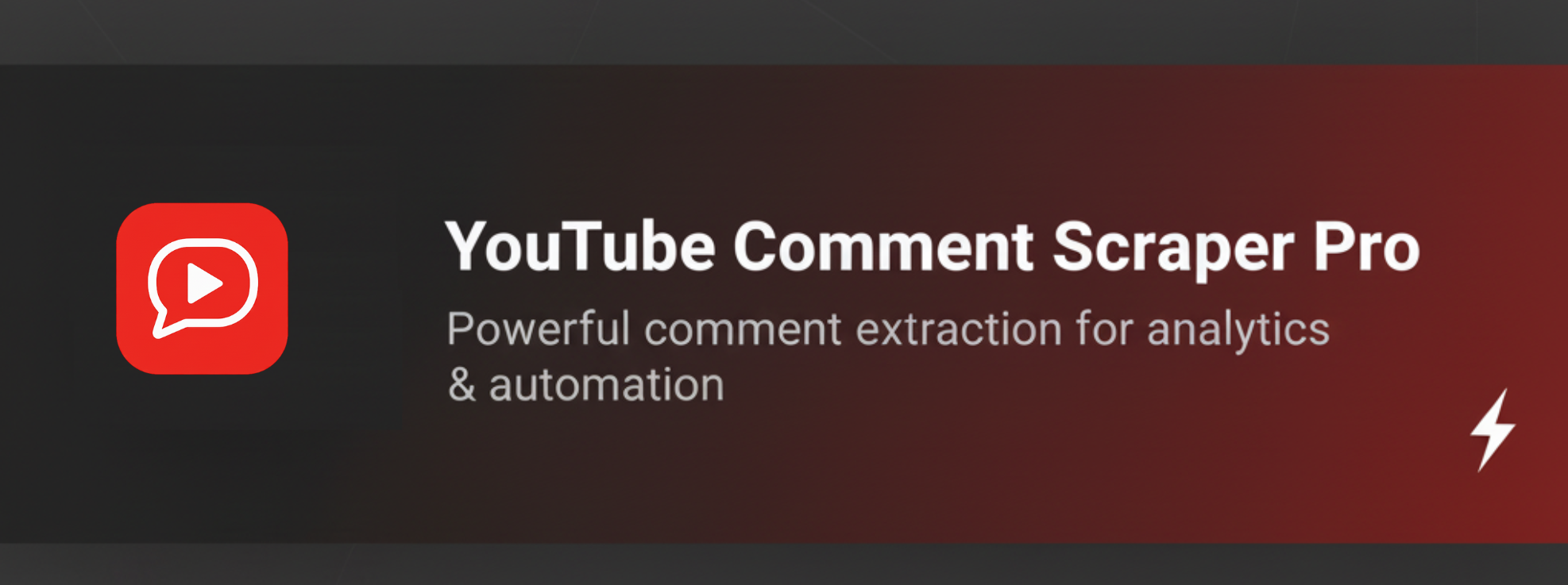 YouTube Comment Scraper Pro
