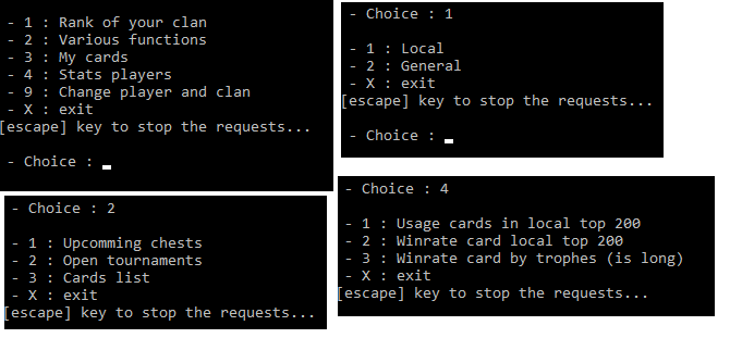 GitHub - cormaltes/ClashRoyaleCli: Clash Royale API Command Line
