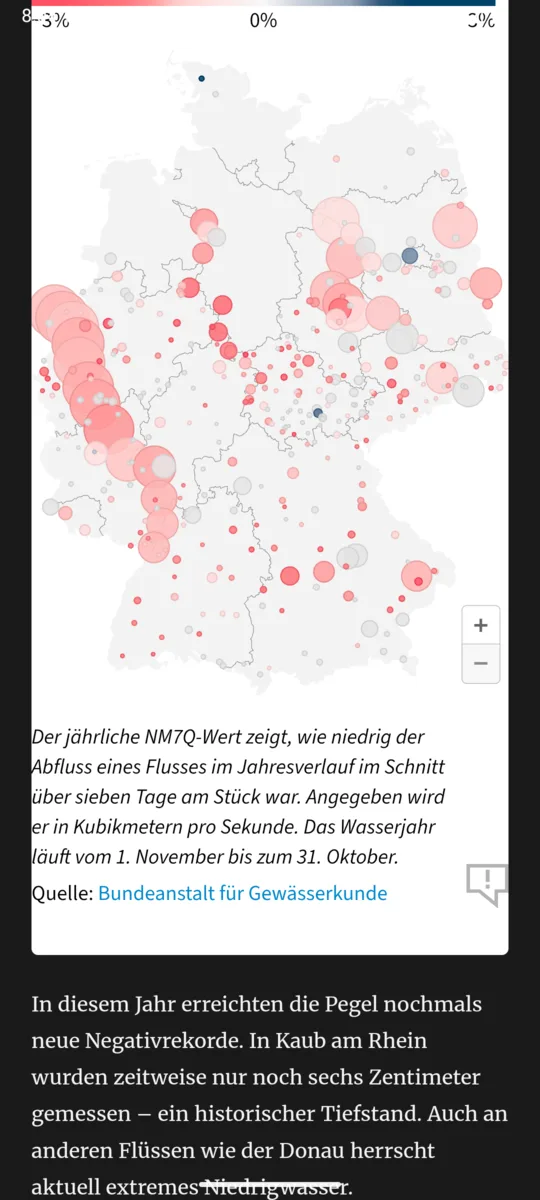 Dieselbe Karte, dunkle Darstellung