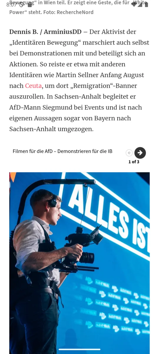 Bilderstrecke von Flourish direkt im Artikel