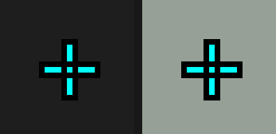 Cyan Pro crosshair