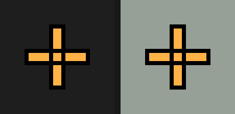 Dusk Cross crosshair
