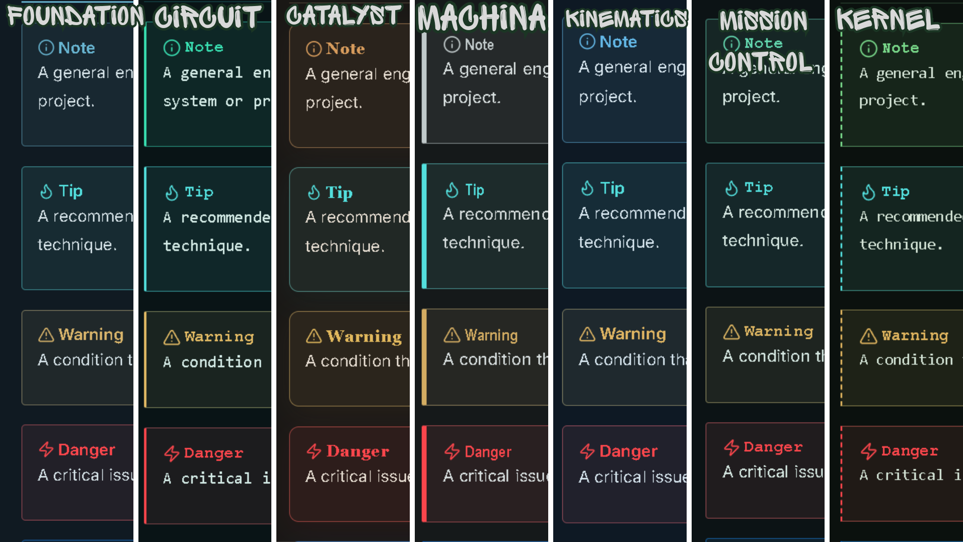Callouts