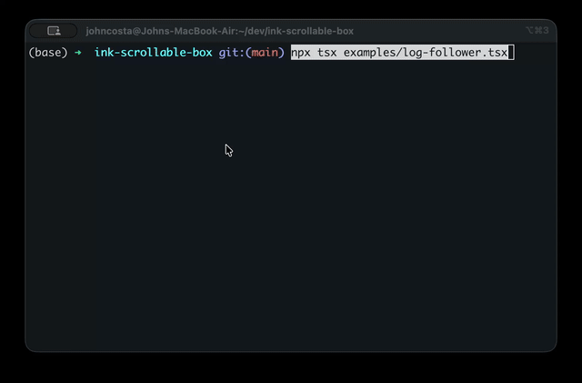 log follower demo