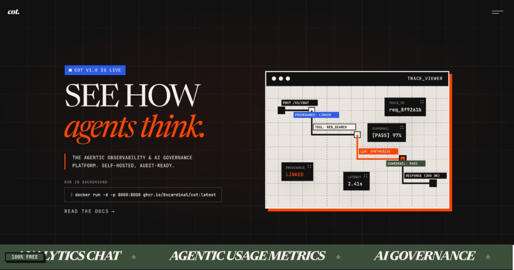 See how agents think — trace viewer