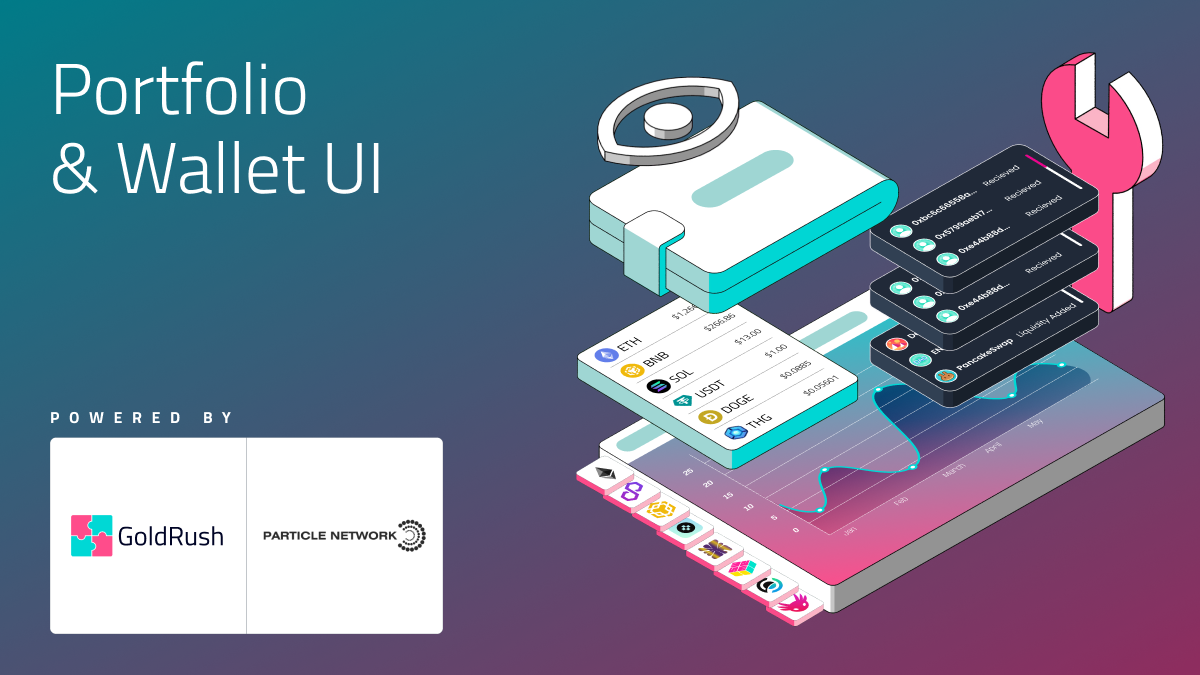 Wallet UI Template using GoldRush Kit & Particle Connect