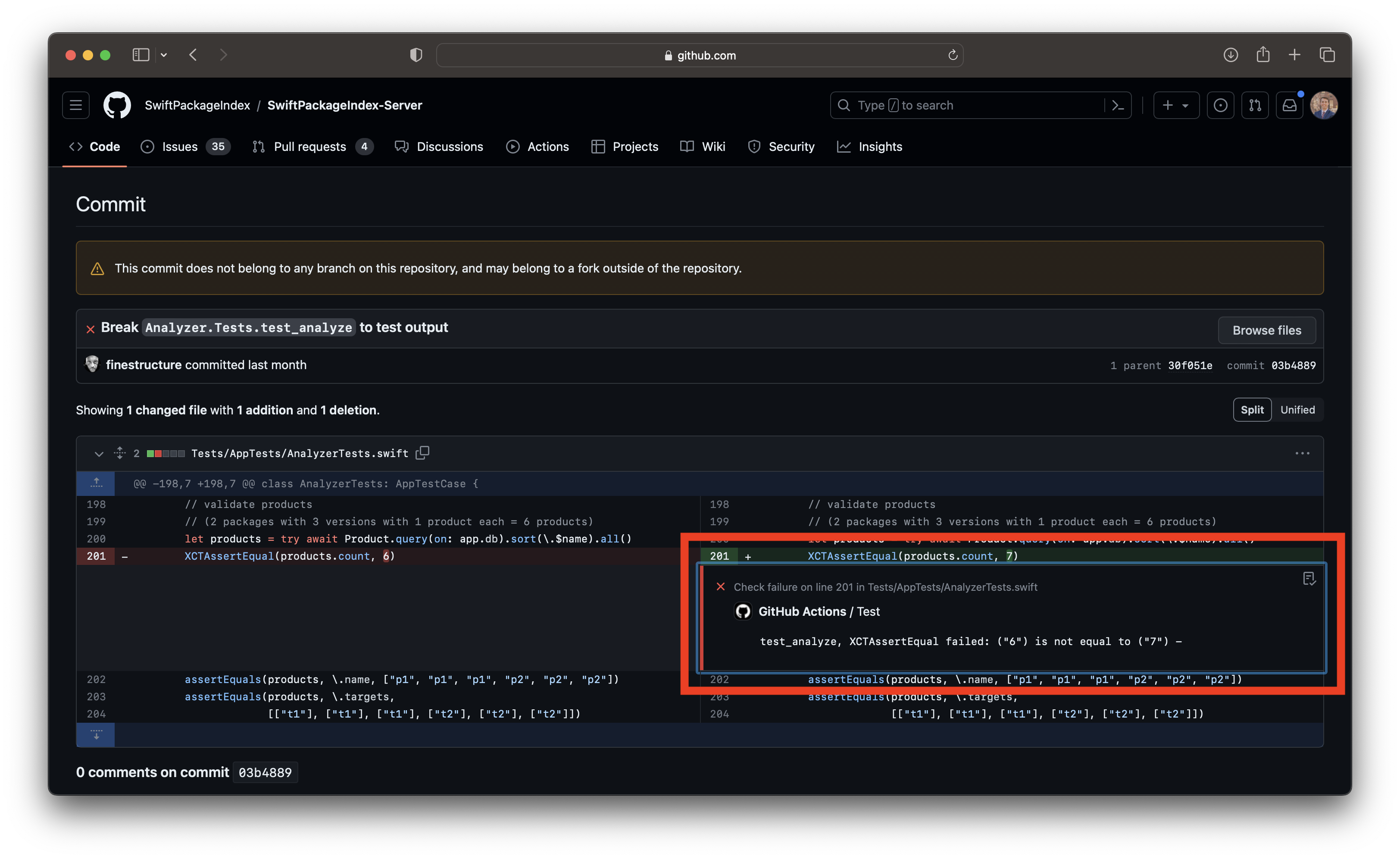 GitHub Actions Comment