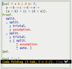 Code folding