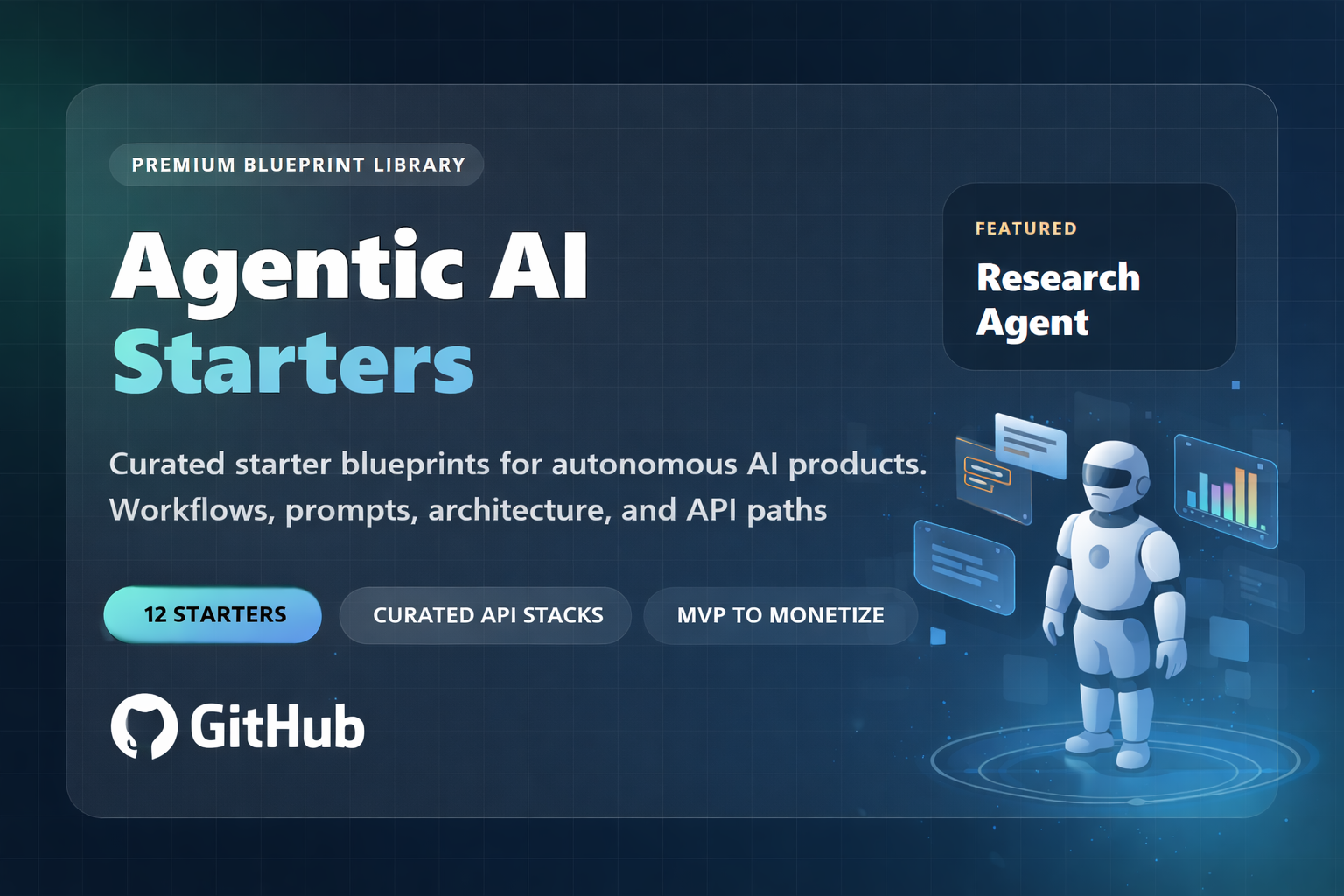 Agentic AI Starters hero banner