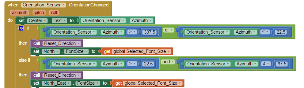 OrientationSensor OrientationChanged