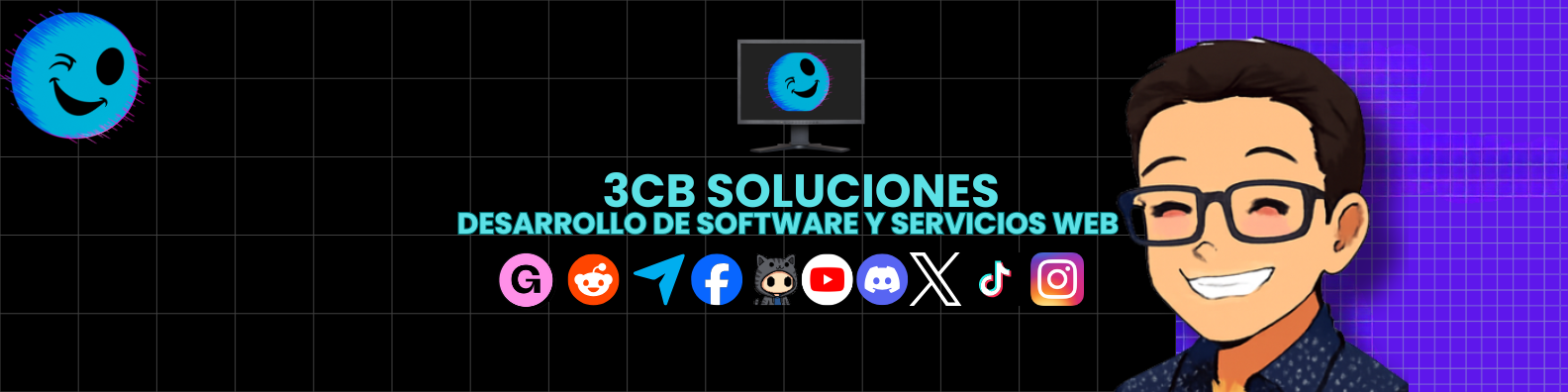 Banner de 3CB Soluciones y Cristian Cuadrado