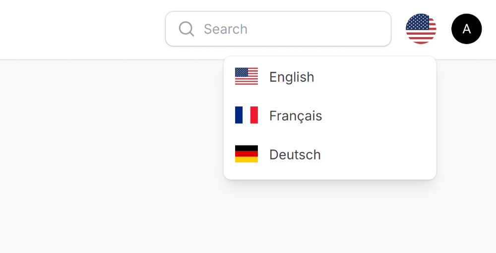 Language Switcher Locales