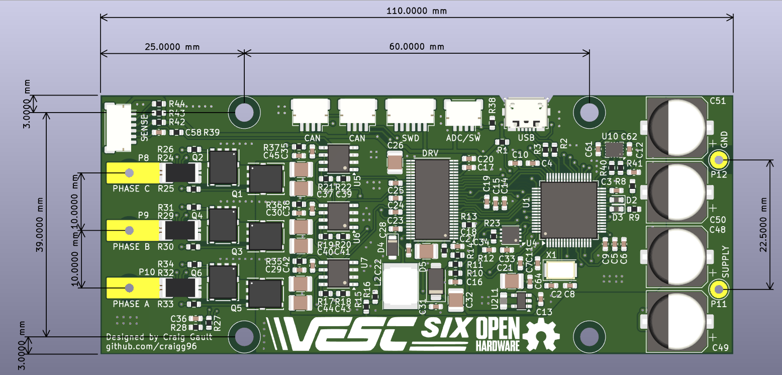 VESC6 OPEN HARDWARE, from the project README