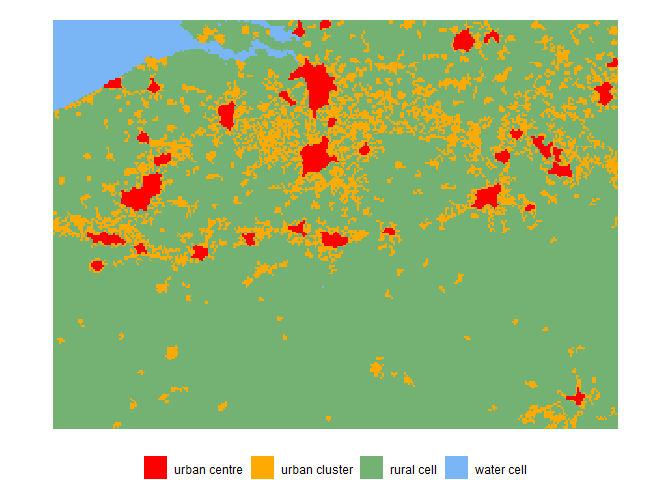 Grid classification with the standard parameters