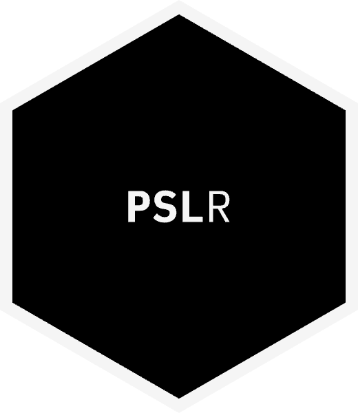 hex logo, white on black
