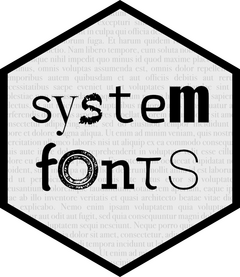 systemfonts website