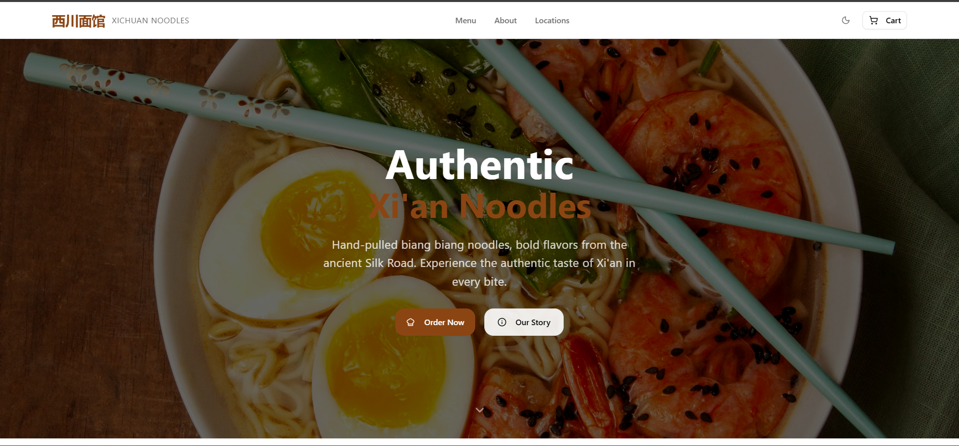 chinese-restaurant-storefront 网站模板截图