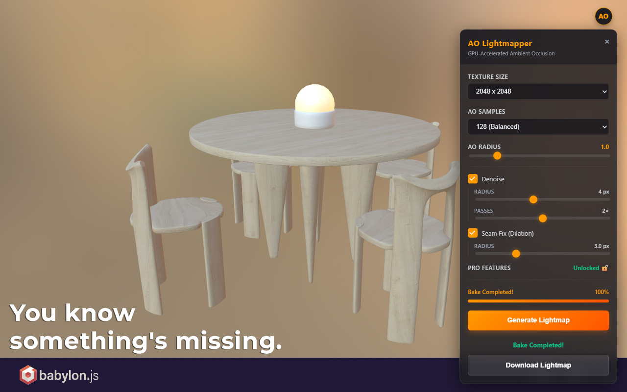 Chrome Extension in BabylonJS Sandbox
