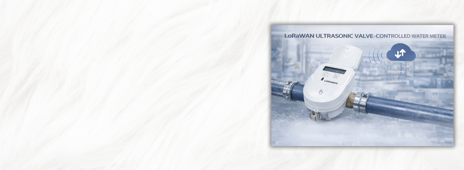 LoRaWAN Ultrasonic Valve Controlled Water meter - CreateLabz Integrated