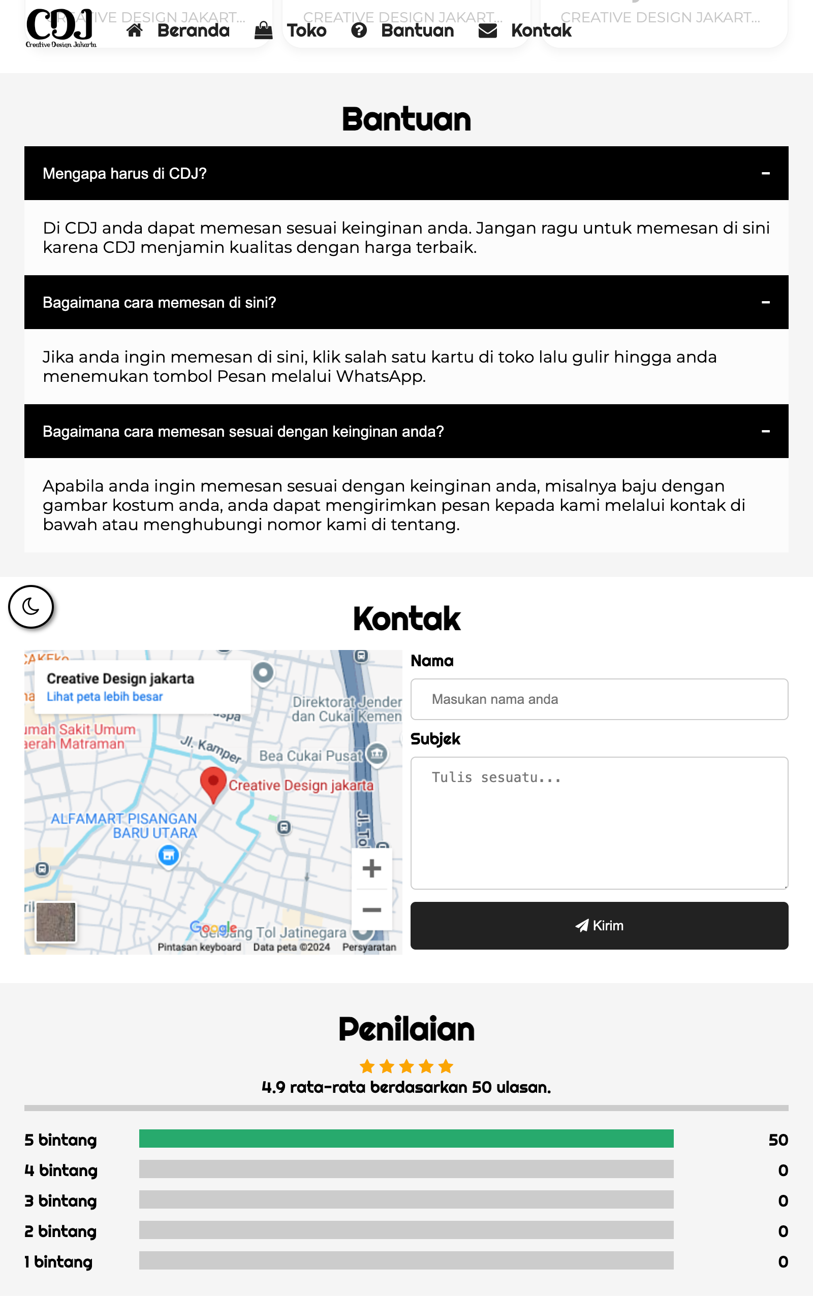 Help | Creative Design Jakarta