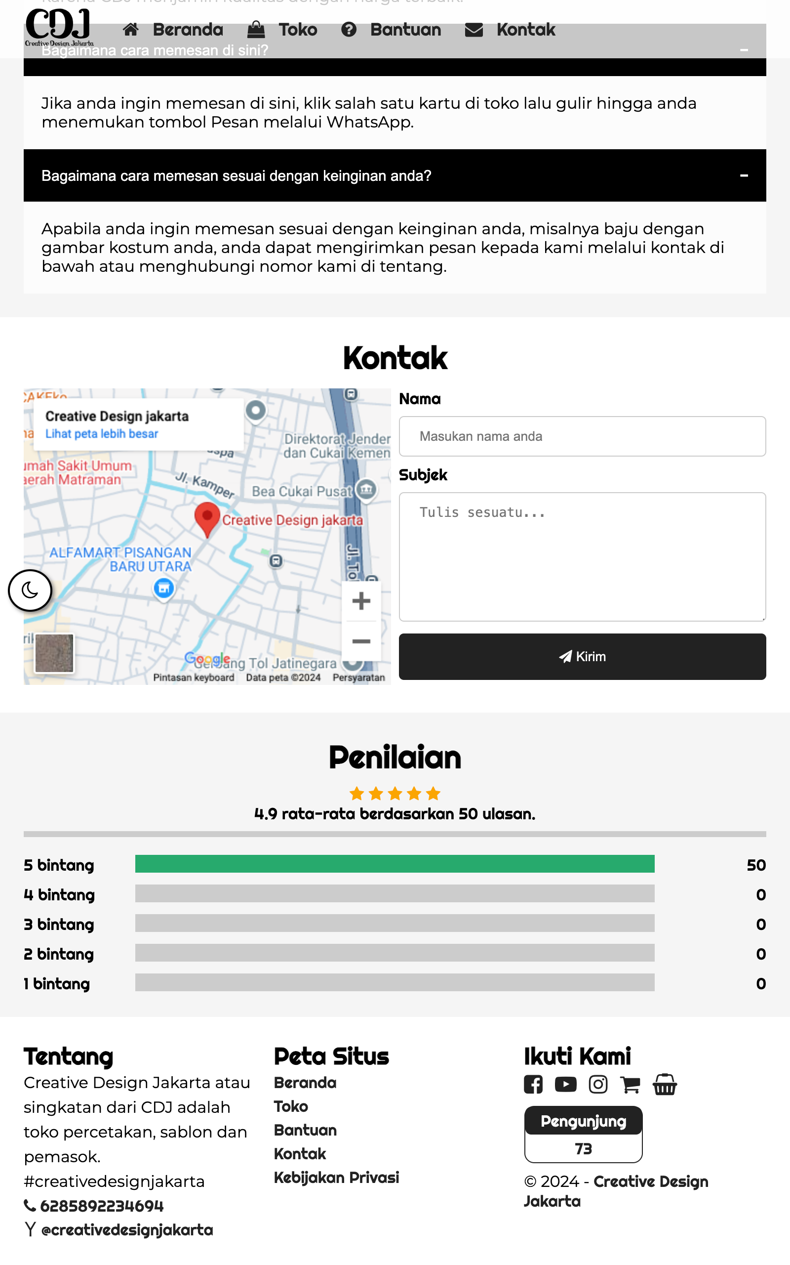 Contact | Creative Design Jakarta