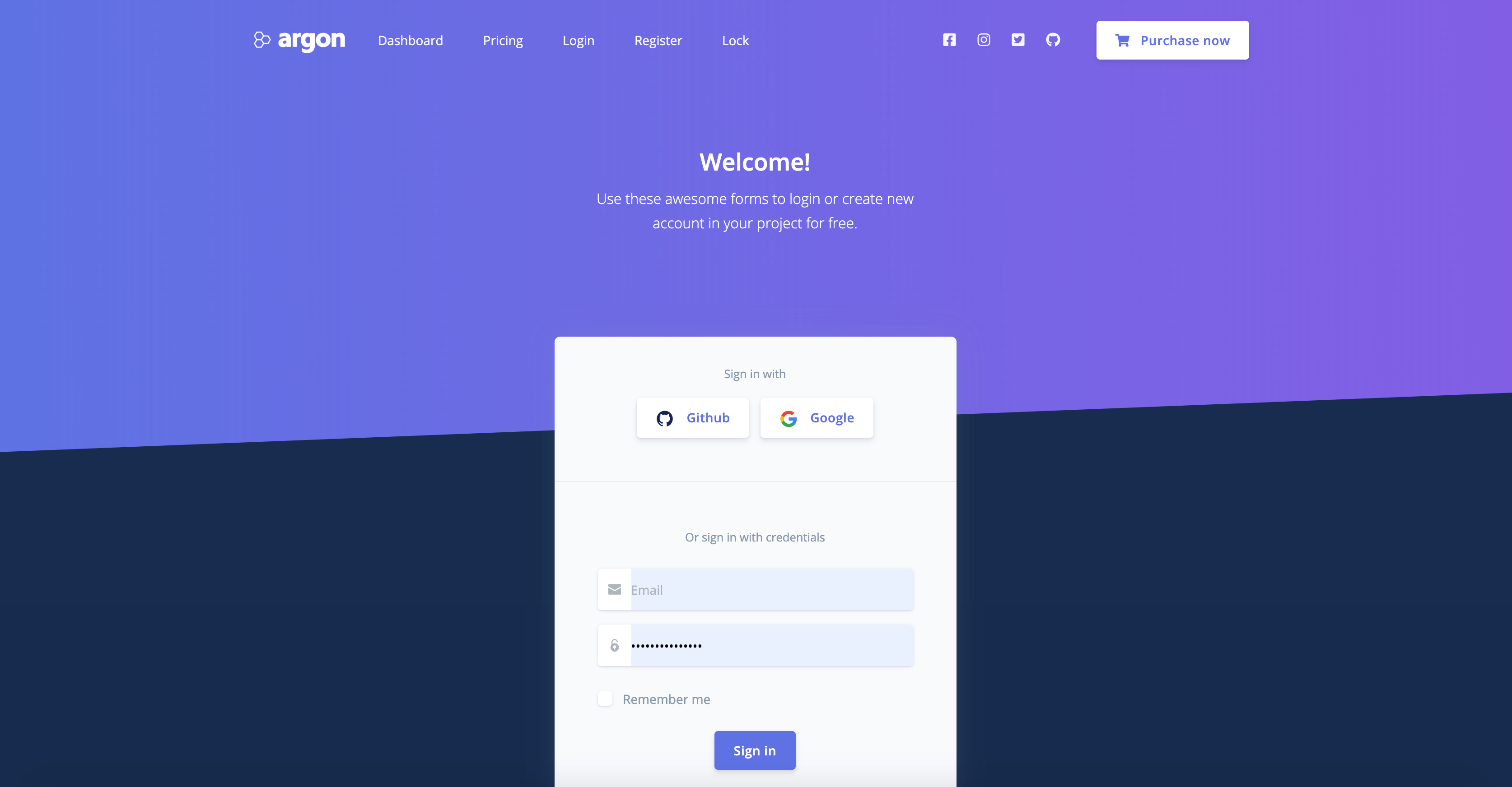 Login Page