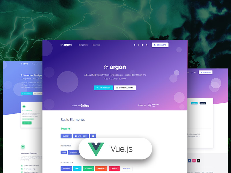 Vue Argon Design System