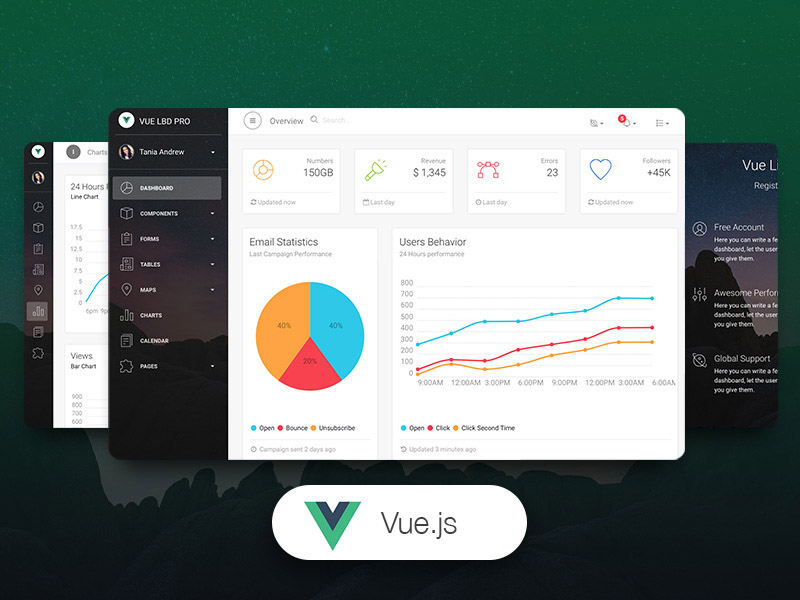 Vue Light Bootstrap Dashboard Pro - Premium Vue.js Admin Template