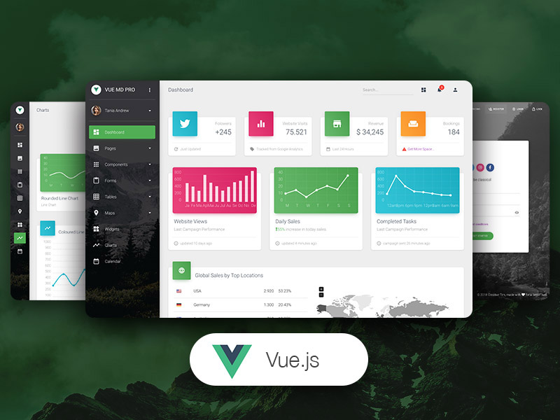 Vue Material Dashboard PRO 